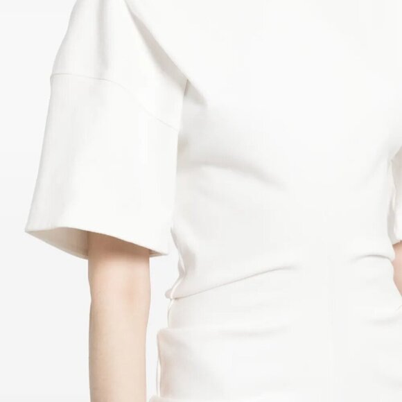 Alexander Wang Draped Crossover Top Size 0 White